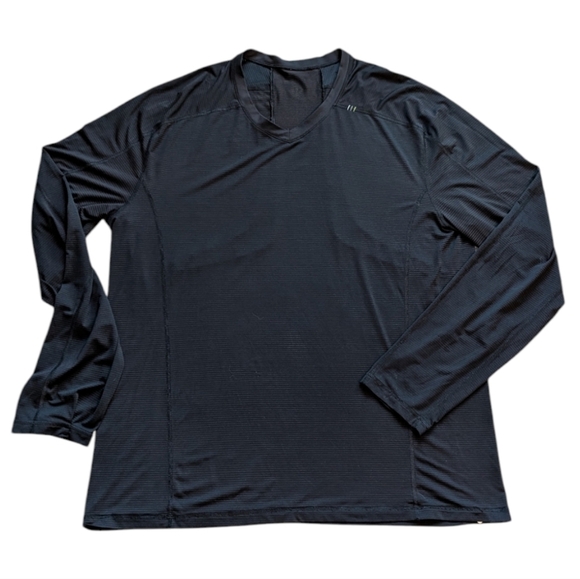 Lululemon Metal Vent Tech Long Sleeve Shirt Athletic Light Black Men's size XXL - Picture 2 of 10